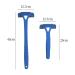 Mag Ideal Back Razor for Men - Long Handle Hair Removal Wet/Dry Shave Back Scratch & Leg Epilation - Blue - Buy Online on SooperMarket.com
