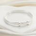 Molly Brown London Sterling Silver Baby Bangle | Christening Keepsake and New Baby Gift - Buy Online on SooperMarket.com