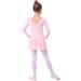 Danswan Toddler Girls Ballet Leotard with Glitter Skirt - Ballet Pink, A3 (Long Sleeve) 4-5T - Buy Online on SooperMarket.com