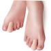 Gelt Pair Toe Protector Cap Toe Guards for Cushions Greek Toe Separator Gelt Gel Cushion for Sitting Silicone Gel Toe Separator for Bunion Gel Bunion Toe Spreader Eversion