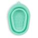 Dajidafu Makeup Brush Cleaning Mat Reusable Folding Cosmetic Tools Washing Pad Portable Eyeliner Applicators Scrubber Household Green