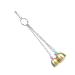 MANSHANGKJ Budgie Toy Interesting Bird Toy Interactive Bells Toy for Small Parrot Macaws Parakeets Love Birds (Random Color)