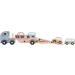Buy Little Dutch 7095 FSC Wooden Car Transporter with 4 Cars - Eco-Friendly Toy for Kids | International Shipping Available - Buy Online on SooperMarket.com