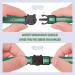 Hepplly 2-Pack Dark Green Cat Collars - Quick Release Reflective Kitten Collars with Bell for Safe & Stylish Outdoor Adventure - Buy Online on SooperMarket.com