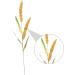 Warmhm 3pcs Simulated Ears of Corn Fake Wheat Ears Dried Wheat Stalks for Decorations Wheat Decoration Single Artificial Grass Plant Artificial Wheat Ears Stalks Vegetable Iron Goldenx3pcs 12X75CMx3pcs - Buy Online on SooperMarket.com