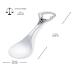 AMBEDORA Children's Christening Gift - Small Silver Spoons with Engraving | Real Silver 925 Birth Gift - Buy Online on SooperMarket.com