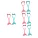 Mipcase 8 Pcs Mascara Brush Lady Tools De Para Gelatinas Silicone Make up Tools Eyelash Helper Tool Women Silicone Eyeliner Aid Accessories Bridegroom