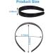 20Pieces 1 Inch Wide Hard Plastic Headband Plain craft Headband Plastic Hairband for DIY Hair accessories Women Girl Black - Buy Online on SooperMarket.com