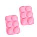 NAMOARLY 2pcs Easter Egg Pastry Chocolate Candy Mold Ice Cube Mould Silicone Cake Molds Embossed DIY Sugar Mold Egg Dessert Baking Bunny Ice Cube Mold Fondant Cake Mould Biscuit Pudding