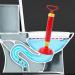 Zhong Bathroom Blockage Cleaner | Toilet & Sink Drain Shock Pump Plunger - Effective Pipe Cleaning Tool for International Shipping - Buy Online on SooperMarket.com
