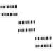 NOLITOY 300 Pcs Eyeshadow Brush Sponge Brush Eyeshadow Eye Shadow Brush Face Travel Clothing Set