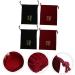Beavorty 4pcs Storage Bag Bag Organizer Flannel Drawstring Bags Outdoor Hair Dryer Bags Cosmetic Bag - Buy Online on SooperMarket.com