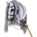 HUMMA Bridle for Hobby Horses | Sustainable Brown Leather | Eco-Friendly LL Brown - Buy Online on SooperMarket.com