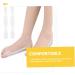 Sleeve Protectors 8 Pcs with Big Splitter, Thumb Protector, and Hallux Valgus Separators - Convenient Straps for Men - Soft Elasto Gel - Transparent - 23.5x2.3cm - Set of 2 - Buy Online on SooperMarket.com