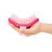 Animalon |Horses cleaning tools for children |Kard tsche in Pink |Children's Card tsche Pink |Flexible & ergonomic children's horse brush with VelcroHorse cleaning stuff children |Horse gift for children