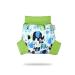 Petit Lulu Pull Up Cloth Nappy Wrap | Size S | Washable Diaper Wrap | Reusable Cloth Nappies | Made in Europe (Baby Elephant (Blue))