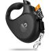 Reavet roller linen dog leasic 5m for small dogs (s) i ergonomic & non-slip grip I dog leash inserted robust pull-out leash with brake-stop system i leash dog up to 15kg s |5m |up to 15kg