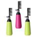 Lurrose 3pcs 130ml Hair Dye Bottle Root Comb Applicator Bottle Hair Coloring Dyeing Dispensing Bottle Container for Home Shop Scalp Treatment Perming Tools (Random Color)