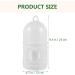 2Pcs Bird Waterer Pigeon Drinker Dispenser - Plastic Pet Water Feeder for Parrot Cage - Buy Online on SooperMarket.com