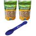 (Pack of 2) Nature Valley High Protein Granola Oats and Honey 11oz Bags (Free Miras Trademark 2-in-1 Measuring Spoon Included!)