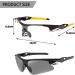 Buy BDSHUNBF Sports Sunglasses - UV400 Bicycle Glasses for Men | Windproof & Fast Perfect for Cycling & Outdoor Activities - Buy Online on SooperMarket.com