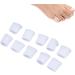 FOMIYES Gel Toe Sleeves Protectors Tube - 5 Pairs for Bunion, Blisters, Corns, Hammer Toes - Cushioned, Breathable Toe Wrap Covers - Toe Separators Brace for Toe Nail Loss and Friction Relief - Buy Online on SooperMarket.com