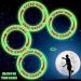 URBANSTREAM Glow in The Dark Flying Rings Discs - 4 Pack | Floats on Water | Light-Up Frisbees - Buy Online on SooperMarket.com