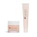 Hanalei Sugar Lip Scrub and Lip Treatment (Clear) Bundle Made with Raw Cane Sugar and Real Hawaiian Kukui Nut Oil (Cruelty free Paraben free)