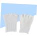 PLAFOPE 1 Pair Five Toe Gel Socks Dry Feet Gel Socks Fingerless Gloves Five Finger Socks Open Toe Socks Foot Moisturizing Socks Foot Spa Socks Open Toe Gel Socks Men Gel Feet Sock White - Buy Online on SooperMarket.com