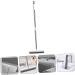 Household Carpet Rake & Floor Scrub Brush - Long Handle Cleaning Brush for Carpet Bathroom and Tile - 120x31cm - Buy Online on SooperMarket.com