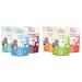 Mjamjam Mix Package II 12 x 125 g 1 SPACE (1 x 1.5 kilograms) & Premium wet feed for cats - mixing package 1 - chicken cattle heart 12 -pack (12 x 125 g) bundle with wet feed for cats mixing package 1