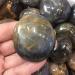 Natural Black Moonstone Palm Stone Raw Gemstone Crystal Full of Texture