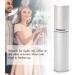 Refillable Perfume Bottle Portable Pump Lotion Atomizer with 6 Colors Ideal for Storing Liquid Substances (Silver) - Buy Online on SooperMarket.com
