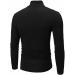 Men's Casual Lightweight Turtleneck Long Sleeve T-Shirt - Black, Medium - Buy Online on SooperMarket.com