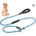yeesport Dog Leash Nylon 5.9ft - Heavy Duty Nonslip Outside Outdoor Running Jogging Padded Handle Puppy Training Leash Blue M - Buy Online on SooperMarket.com