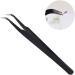 Brensty Nail Art Set Irregular Crystal Diamond Round Rhinestones Flat Bottom Curved Black Tweezer Nipper Wax Dotting Pen Tools - Buy Online on SooperMarket.com