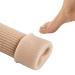 Open Toe Tubes Fabric Gel Lined Sleeve Protectors for Corns Blisters Hammertoes - 6 Pack (Small/Medium/Large)