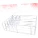 IMIKEYA Lipstick Stand 2 Pcs Makeup Storage Case Makeup Holder Display Makeup Case Storage Box Eyeshadow Palette Powder Transparentx2pcs 24.7X18.2X7CMx2pcs - Buy Online on SooperMarket.com
