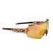 Swisseye Signal Sports Glasses (100% UVA UVB and UVC protection adjustable nose area splinter-free material including case) Unity size Shiny Laser Crystal Brown/Black
