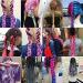 Zac's Alter Ego 60cm Jumbo Bright Colourful Twist Braiding Hair Extension Rainbow - Buy Online on SooperMarket.com