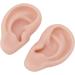 Flexible & Reusable Silicone Ear Model - 1 Pair Medium Skin Color for Ear Piercing Practice - Buy Online on SooperMarket.com