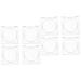 8 Pcs Blush Box Eyeshadow Box Empty Eyeshadow Cases Highlighter Empty Holder Female Travel Supply Sample Holder Female Cosmetic Holders Empty Lip Cream Holder Lipstick Boxes 5.2x5.2cmx2pcs Transparentx2pcs