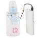 USB Baby Travel Baby Bottle Warmer Delaman Portable Milk Travel Heater Storage Cover Insulation Thermostat Donut (Color : Cat Pattern)
