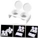 HAPINARY Nail Art Brush Cup Tools Dappen Dish for Nails Nail Soaking Bowl Monomer Holder Nail Bowl for Soaking Nail Monomer Dish Dapping Dish for Nails Wash Pen Various Acrylic - Buy Online on SooperMarket.com