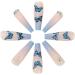 Brishow Butterfly Coffin False Nails - 24pcs French Long Acrylic Stick on Nails, Blue Assortment for Women and Girls - Buy Online on SooperMarket.com