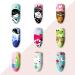 Nail Art Stamping Template Kit - 5 Geometric Pattern Plates for DIY Nail Art | Multi-Style Manicure Templates - Buy Online on SooperMarket.com