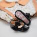 Sonsage Infant Baby Girls Bowknot Mary Jane Princess Flats | Anti-Slip Sole | Wedding Dress Shoes | 6-12 Months | Black - Buy Online on SooperMarket.com