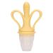 Soft Baby Fruit Feed Pacifier - Yellow Massage Rubber for Newborns | Improves Hand-Eye Coordination | International Shipping - Buy Online on SooperMarket.com