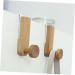 Alipis Wood Cupboards Hat Home Door Hooks Hats Key Coat Hanging Wooden Iron Bedroom Hook Umbrella Punch - Buy Online on SooperMarket.com