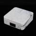 Wifehelper Square Contact Lens Container with Mirror - Stylish Marble Outer Box & Golden Glass Holder for Color Contacts - Perfect for Travel & Shower - Buy Online on SooperMarket.com